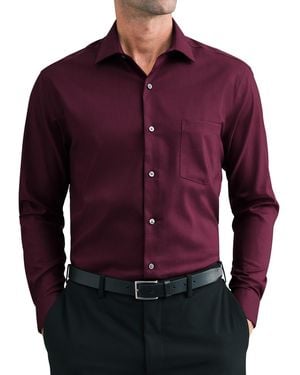 Van Heusen Ultra Stretch Wrinkle-free Dress Shirt - Purple