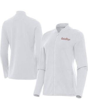 Antigua Florida Gators Gatorboys Continual Full-zip Jacket - White