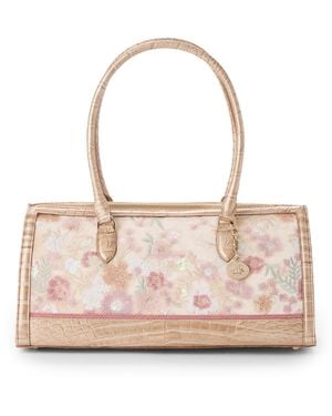 Brahmin Sophia Large Melbourne Satchel Bag - Pink