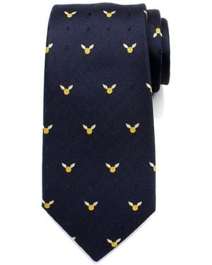 Harry Potter Golden Snitch Dot Tie - Blue