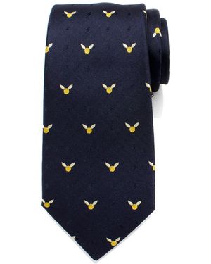 Harry Potter Golden Snitch Dot Tie - Blue