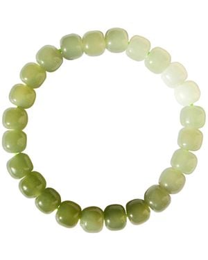 seree Ombre — Beaded Jade Bracelet - Metallic