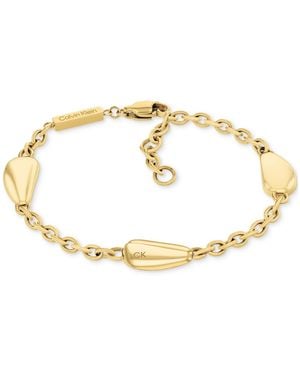 Calvin Klein Stainless Steel Structural Link Bracelet - Metallic