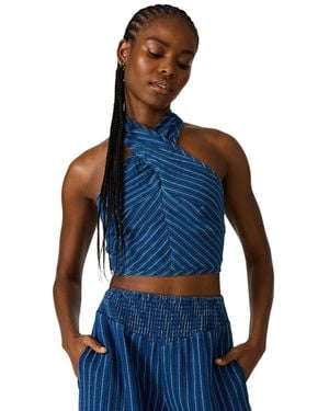 Steve Madden Winnie Sleeveless Top - Blue