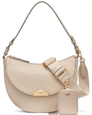 DKNY Teddy Small Crossbody Handbag - Natural