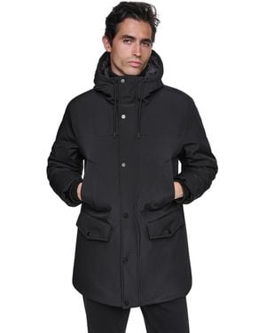 DKNY Heavyweight Signature Parka - Black