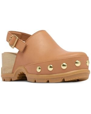 Sorel Roamn Studded Slip On Clogs - Brown
