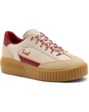 Sorel Ona Ave T-toe Lace-up Sneakers - Pink