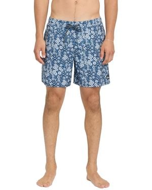 Quiksilver Mix Volley Swim Trunks - Blue