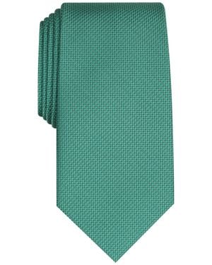 Club Room Parker Classic Grid Tie - Green