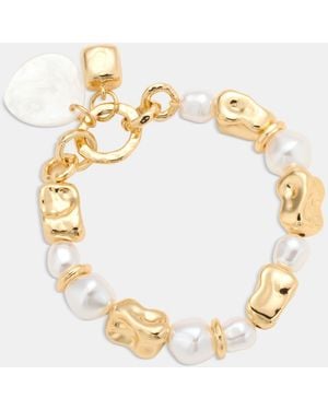 Style & Co. Imitation Stretch Bracelet - Metallic