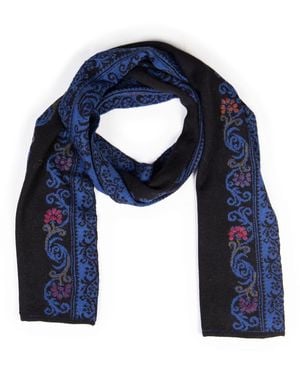 Simply Natural Anastasia Alpaca Scarf - Blue