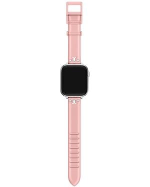 Tory Burch T Wrap Jelly Band For Apple Watch - Pink