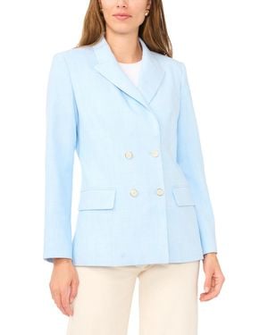 Vince Camuto Collared Double Breasted Jacket - Blue