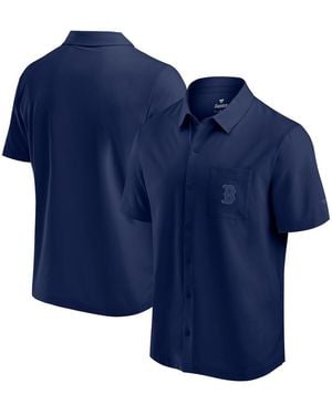 Fanatics Boston Red Sox Front Office Button-up Shirt - Blue