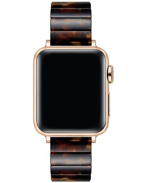 The Posh Tech Charlie Resin Link Band For Apple Watch - Black