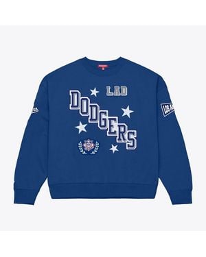 Mitchell & Ness Los Angeles Dodgers Pep Rally Sweatshirt - Blue