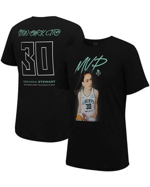 Stadium Essentials And Breanna Stewart New York Liberty 2023 Wnba Mvp Player T-shirt - Black
