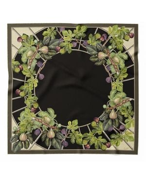 Elizabetta Tessa Silk Foulard Scarf - Green