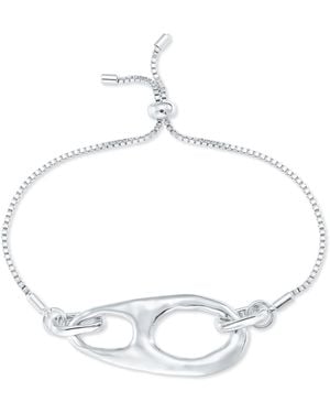 Style & Co. Hammered Sculptural Slider Bracelet - Metallic