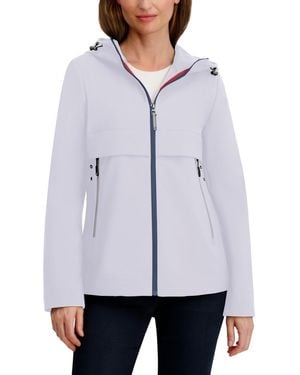 Nautica Hooded Softshell Coat - Gray