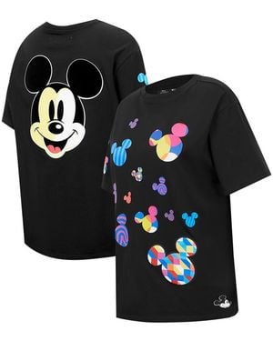 FREEZE MAX Icons Expression Boyfriend T-shirt - Black