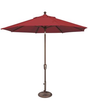 Mondawe 9ft Solefin Octagon Patio Umbrella - Red