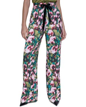 Sonia Rykiel High-waist Wide-leg Floral Pants - Blue