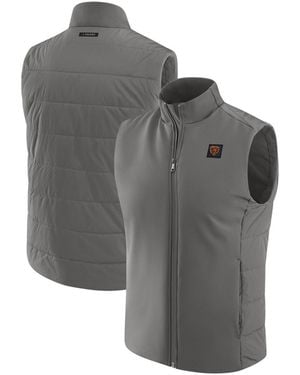 J. Palmer Chicago Bears Front Office Full-zip Vest - Gray