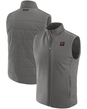J. Palmer Chicago Bears Front Office Full-zip Vest - Gray
