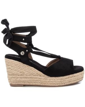 Xti Refresh Collection Espadrilles Sandals - Black