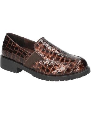 Easy Street Vanessa Slip-on Loafers - Brown