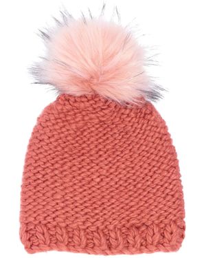 Echo Reverse Jersey Knit Beanie - Red
