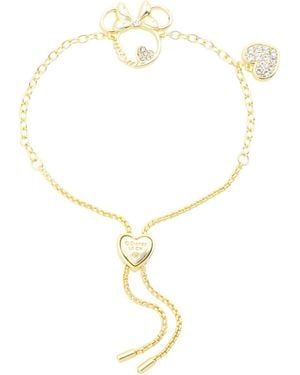 Disney Minnie Mouse Crystal Mom Bolo Bracelet - Metallic