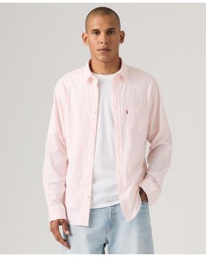 Levi's Classic 1 Pocket Regular-fit Long Sleeve Shirt - Natural
