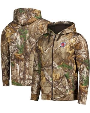 Dunbrooke Chicago Cubs Trophy Realtree Full-zip Hoodie - Metallic