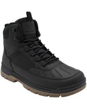 Polar Range Huson Lace-up Boots - Black