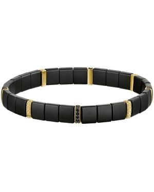Bulova Spinel Stretch Bracelet - Black