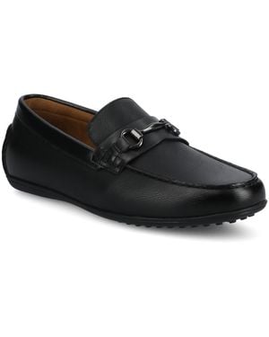 Vance Co. Charles Flexible Driving Bit Loafers - Black