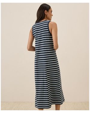 Pact Organic Cotton Softspun A-line Tank Dress in Blue | Lyst