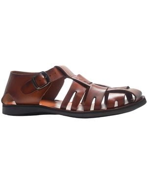 A. Veer Santorini Fisherman Sandals - Brown