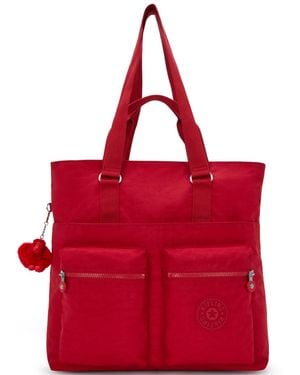 Kipling India 16" Laptop Large Tote Bag - Red