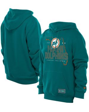 KTZ Miami Dolphins Combine Authentic Local State Throwback Hoodie - Green