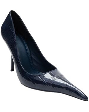 Prologue Shoes Luce Pointed Toe Stiletto Pump - Blue