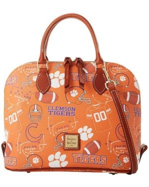 Dooney & Bourke Dooney Bourke Clemson Tigers Game Day Zip Satchel - Orange