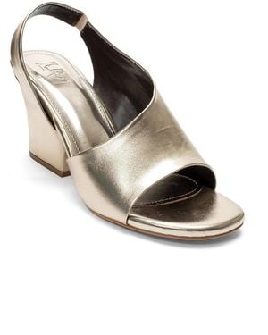 Prologue Shoes Zyra Wedge Sandal - Metallic