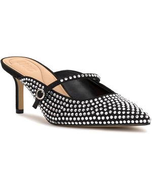 INC International Concepts Germana Heeled Mules - Black