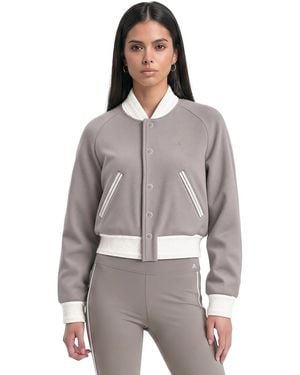 Alpenhaus Liorel Scuba Cropped Lightweight Bomber - Gray