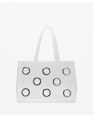 Mango Transparent Tote Bag - White