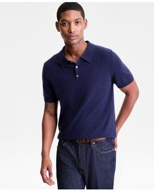 Club Room Regular-fit 100% Cashmere Sweater Polo Shirt - Multicolor